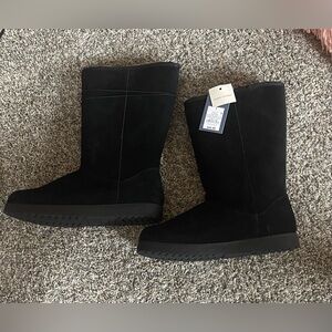 Black Suede Boots - Universal Thread -Sz. 7